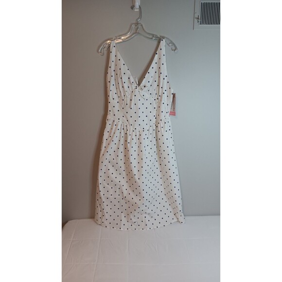 Millie Bobby Brown Dresses & Skirts - New Millie Bobby Brown Maxi Corset Dress Sz XL White Polka Dot Lined